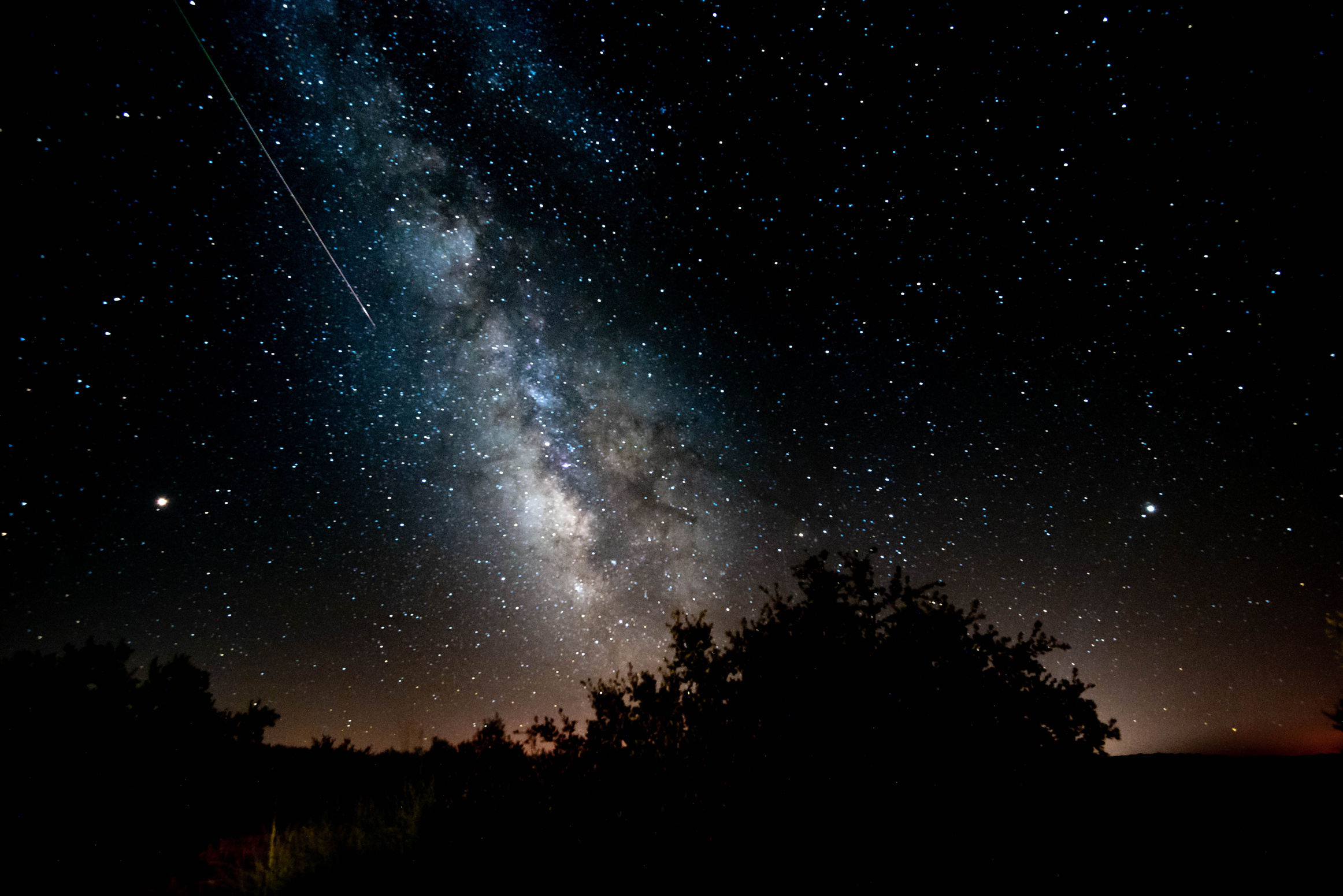 Meteor shower in Portugal