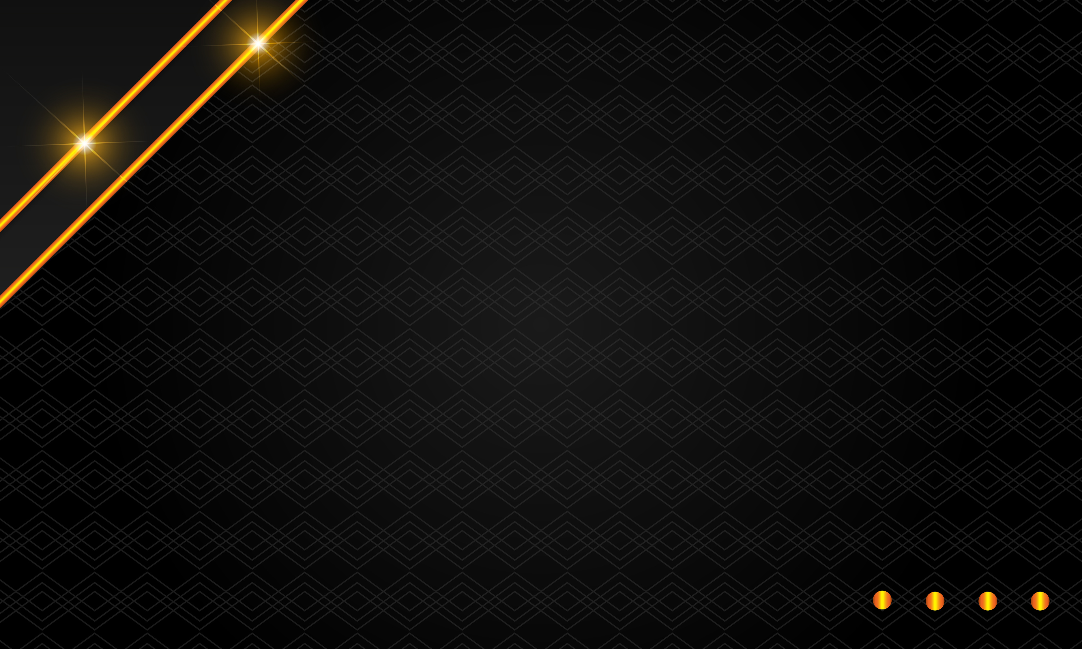 black background with gold line